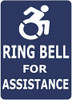 Ring Bell for ASSITANCE Decal Sticker  Singange