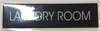 building sign LAUNDRY ROOM  - BLACK