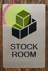 Sign Stock Room