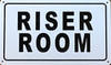 Signage RISER ROOM