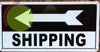 Signage Shipping Left Arrow s