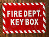 Sign FIRE DEPT Key Box