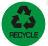 RECYCLE SIGN (STICKER, GREEN)