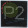 ELEVATOR FLOOR NUMBER P2 SIGN- ELEVATOR JAMB PLATE FLOOR parking 2 SIGN