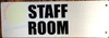 SIGN Staff Room-Two-Sided/Double Sided Projecting, Corridor and Hallway