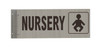 Nursery SIGNAGE-Two-Sided/Double Sided Projecting, Corridor and Hallway SIGNAGE