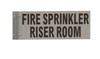 FIRE Sprinkler Riser Room SIGNAGE-Two-Sided/Double Sided Projecting, Corridor and Hallway SIGNAGE