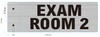 SIGN EXAM Room 2-Two-Sided/Double Sided Projecting, Corridor and Hallway