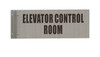 Elevator Control Room Sign-Two-Sided/Double Sided Projecting, Corridor and Hallway SIGNAGE