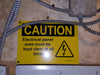 Caution Electrical Dob SIGN