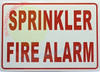 SIGNAGE Sprinkler FIRE Alarm SIGNAGE