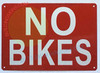 NO Bikes SIGNAGE