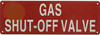 SIGNAGE Gas Shut-Off Valve