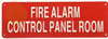 FIRE Alarm Control Panel Room SIGNAGE
