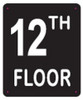 SIGN 12TH FLOOR