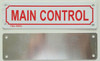Compliance sign MAIN CONTROL