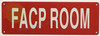 SIGN FACP ROOM