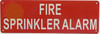 FIRE SPRINKLER ALARM