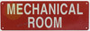 MECHANICAL ROOM SIGN