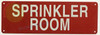 SPRINKLER ROOM SIGNAGE