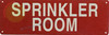 SPRINKLER ROOM SIGN