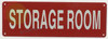 SIGN STORAGE ROOM