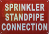 SPRINKLER STANDPIPE CONNECTION