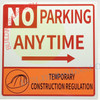 NO PARKING ANYTIME WITHSIGN