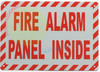 Signage FIRE ALARM CONTROL PANEL LOCATED INSIDE