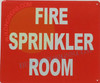Signage FIRE SPRINKLER ROOM