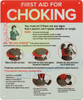 FIRST AID FOR CHOKING SIGN