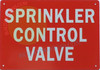 SPRINKLER CONTROL VALVE INSIDE SIGN