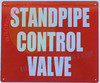 STANDPIPE CONTROL VALVE SIGNAGE