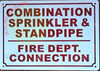 COMBINATION SPRINKLER STANDPIPE FIRE DEPT CONNECTION (10X12, WHITE, ALUMINUM)