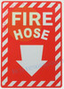 Sign FIRE HOSE  FIRE HOSE
