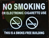 Sign NO SMOKING