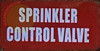 SPRINKLER CONTROL VALVE SIGN