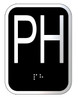 Elevator floor number PH sign - Elevator Jamb Plate  PH Sign