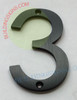 SIGNAGE Number-3-GLOSS  BLACK