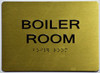 ADA SIGN BOILER ROOM Sign -Tactile Signs Tactile Signs