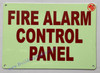 Photoluminescent FIRE ALARM CONTROL PANEL