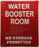 WATER BOOSTER ROOM