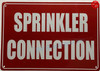 SPRINKLER CONNECTION Signage