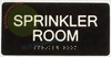 SPRINKLER ROOM  Tactile Touch Braille