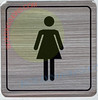 MEN AND WOMEN RESTROOM SYMBOL DOOR