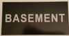 Floor number Basement  Engraved Plastic  BUILDING SIGNAGE