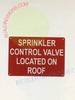 Sprinkler Control Valve Located ON ROOF