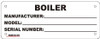 BOILER REGISTRATION TAG SIGN