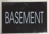 BASEMENT Sign