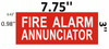 FIRE ALARM ANNUNCIATOR   BUILDING SIGNAGE